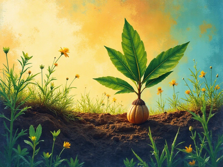A vibrant, abstract depiction of natural growth and vitality, symbolizing Tropivor's journey and dedication to natural health solutions.