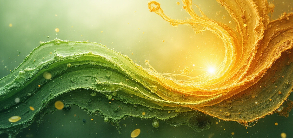 Abstract representation of natural vitality and health